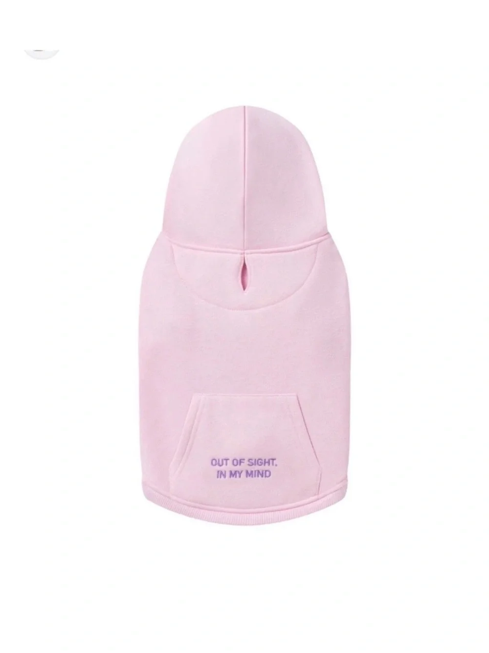 SKIMS PET HOODIE COTTON FLEECE BABY PINK OUT OF SIGHT IN MY MIND 2X 45-60lb